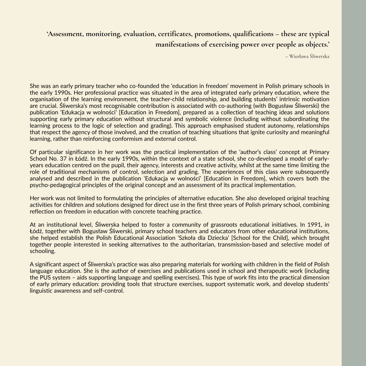Polish Pedagogy