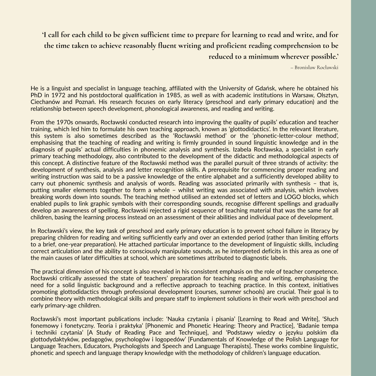 Polish Pedagogy