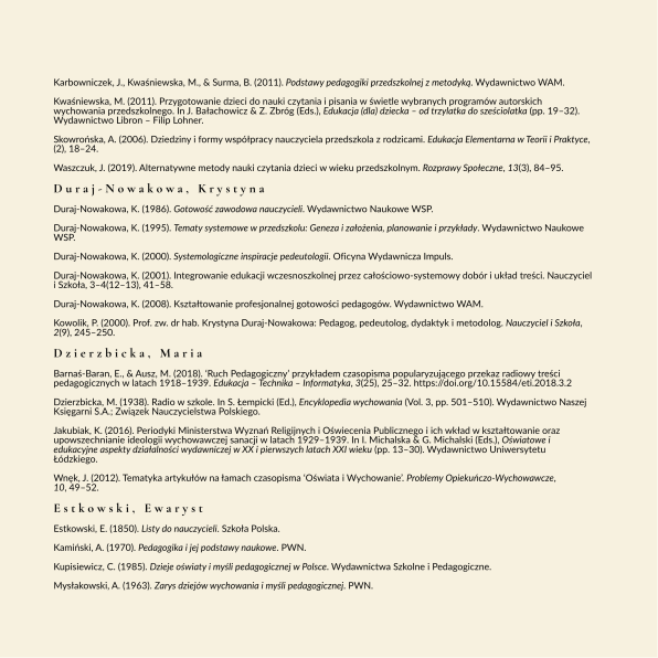 Polish Pedagogy