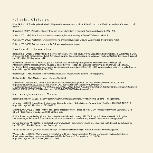 Polish Pedagogy