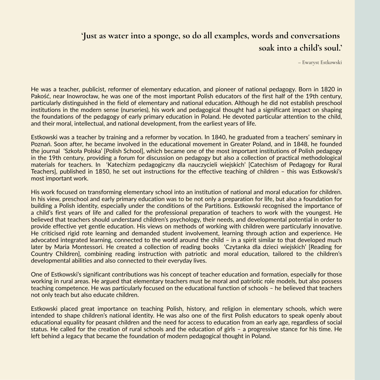 Polish Pedagogy