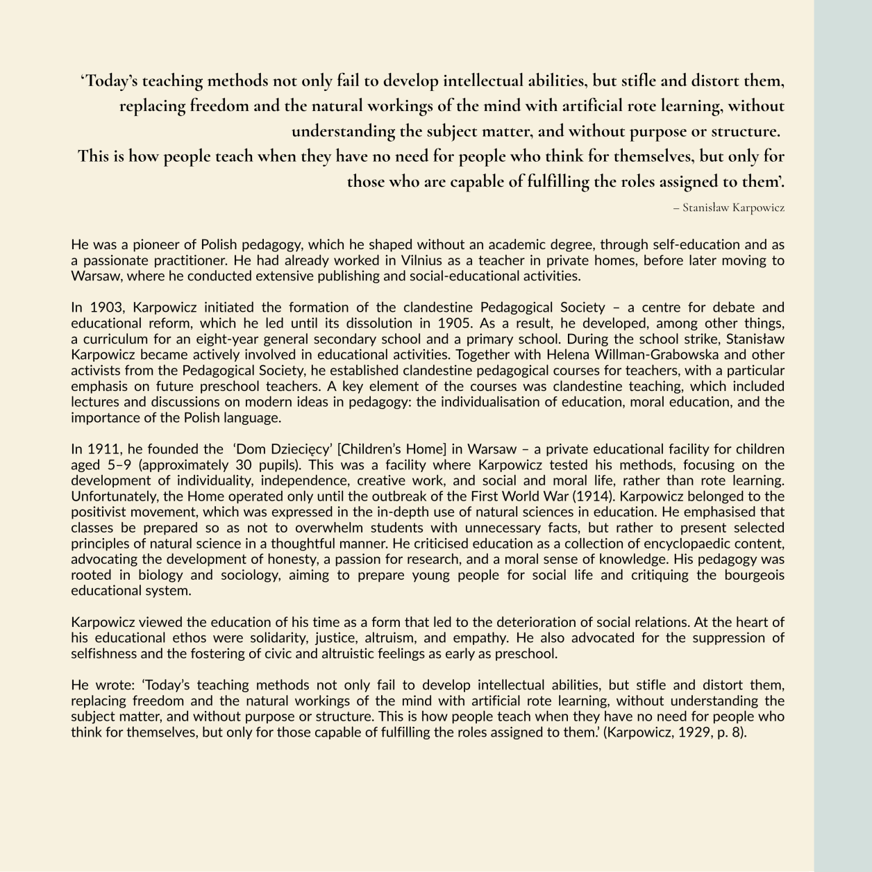 Polish Pedagogy