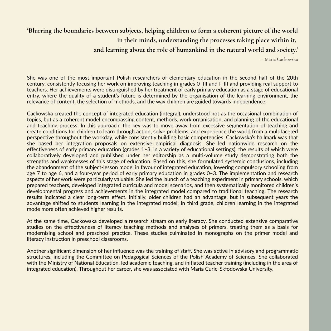 Polish Pedagogy