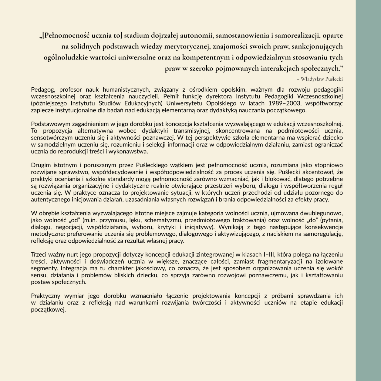 Polska pedagogika przedszkolna i jej twórcy MKinal- 4.16