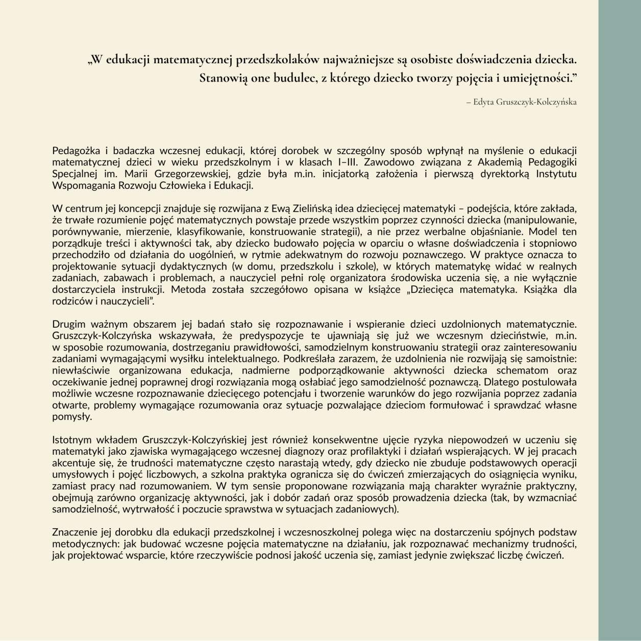 Polska pedagogika przedszkolna i jej twórcy MKinal- 4.18
