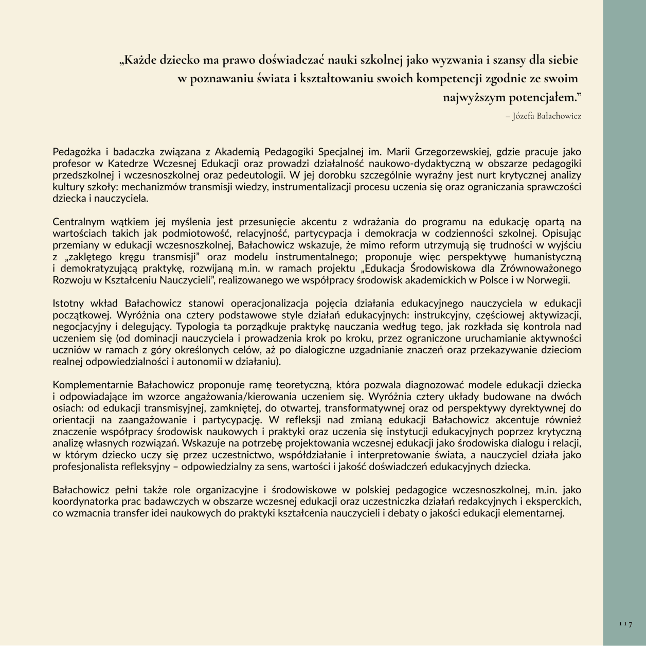 Polska pedagogika przedszkolna i jej twórcy MKinal- 4.20
