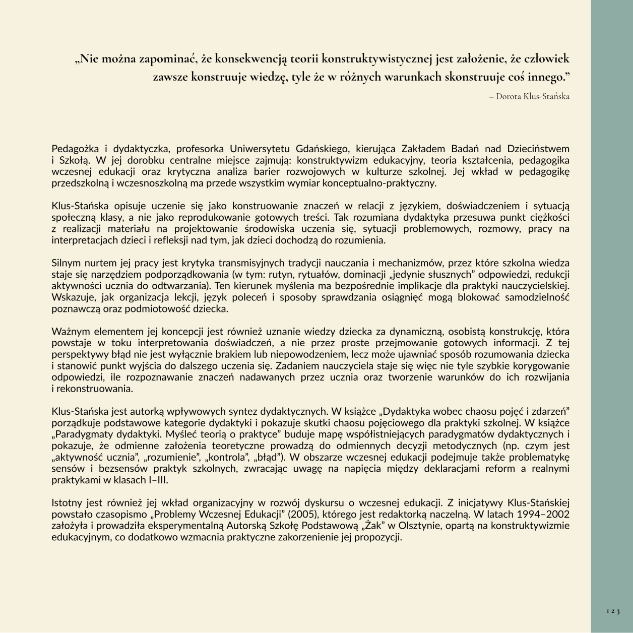 Polska pedagogika przedszkolna i jej twórcy MKinal- 4.20