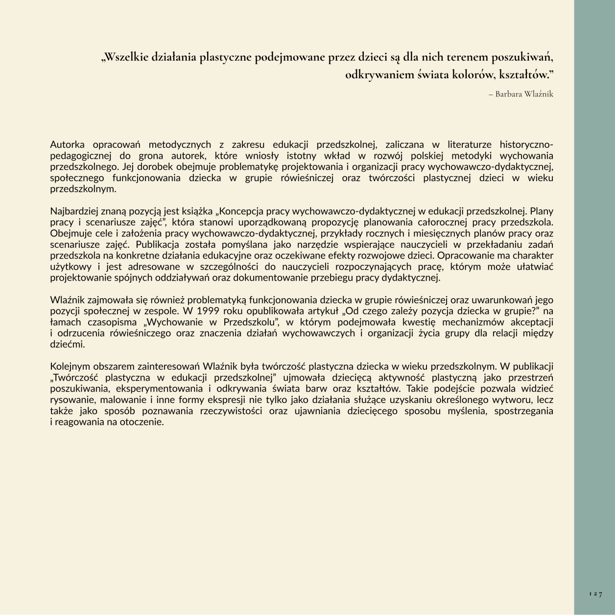 Polska pedagogika przedszkolna i jej twórcy MKinal- 4.20