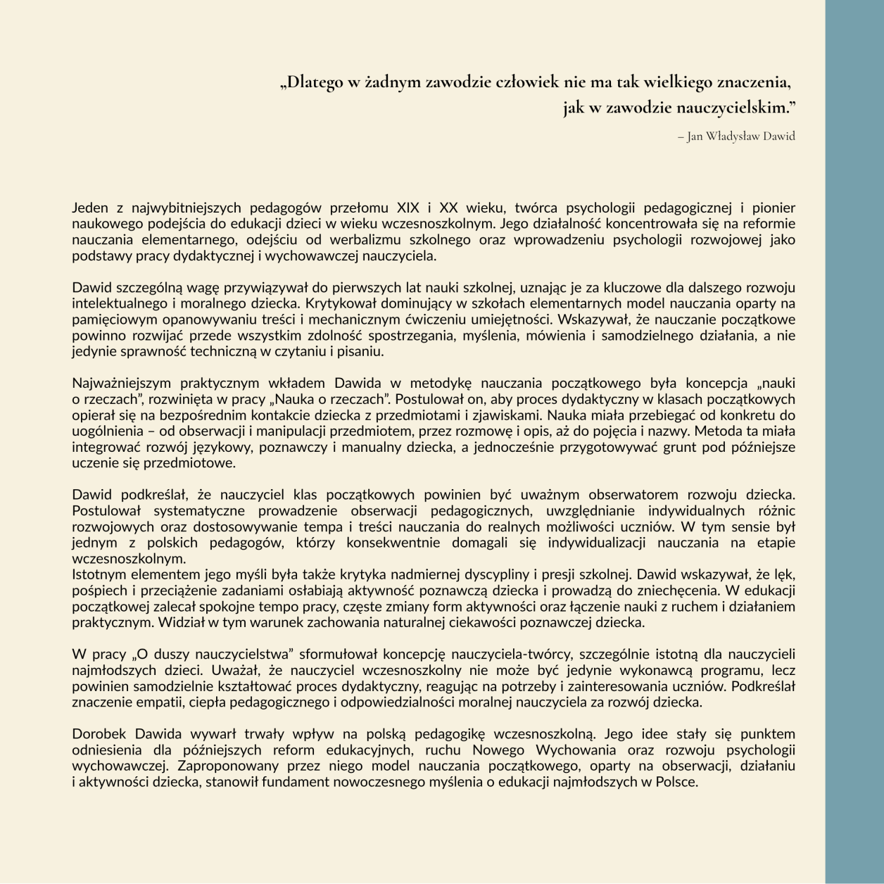 Polska pedagogika przedszkolna i jej twórcy MKinal- 2.7
