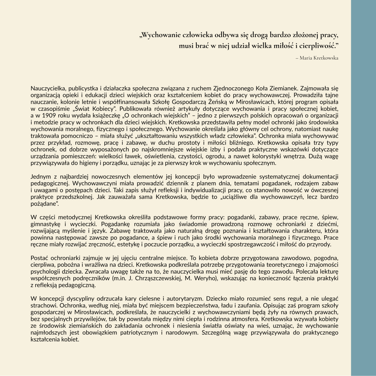 Polska pedagogika przedszkolna i jej twórcy MKinal- 2.12