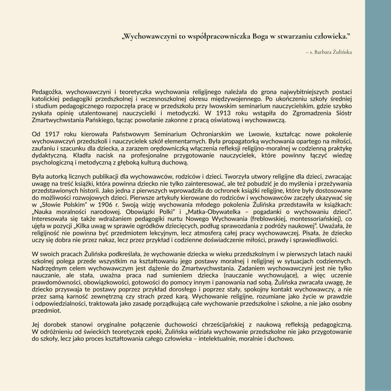 Polska pedagogika przedszkolna i jej twórcy MKinal- 2.22