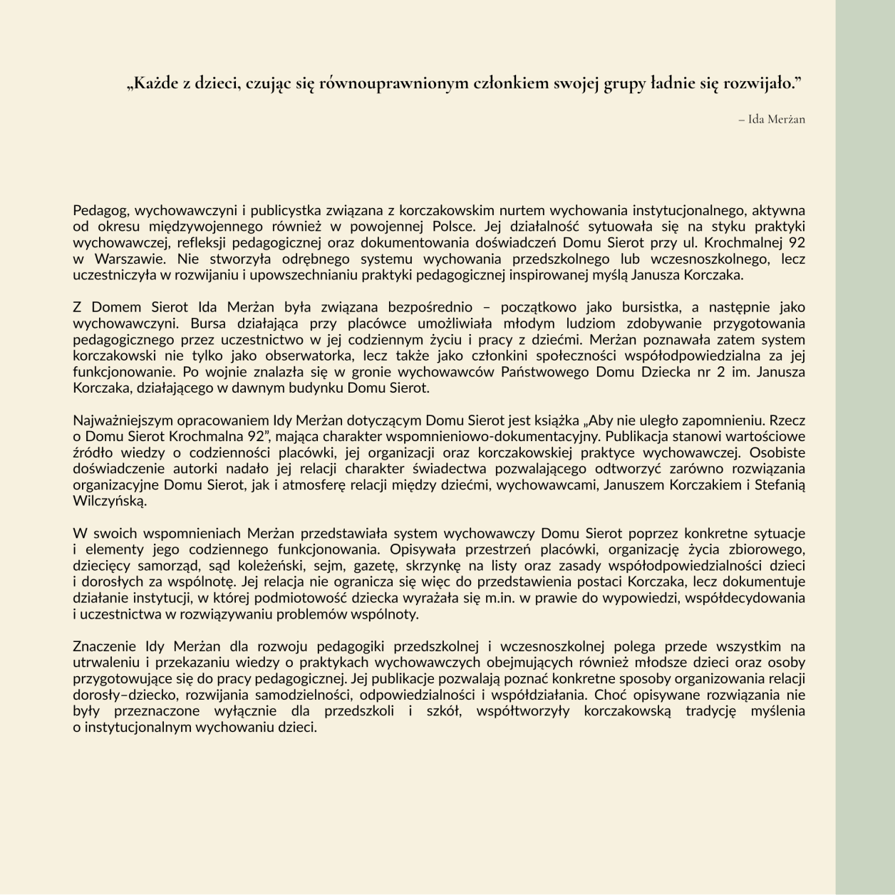 Polska pedagogika przedszkolna i jej twórcy MKinal 3.15