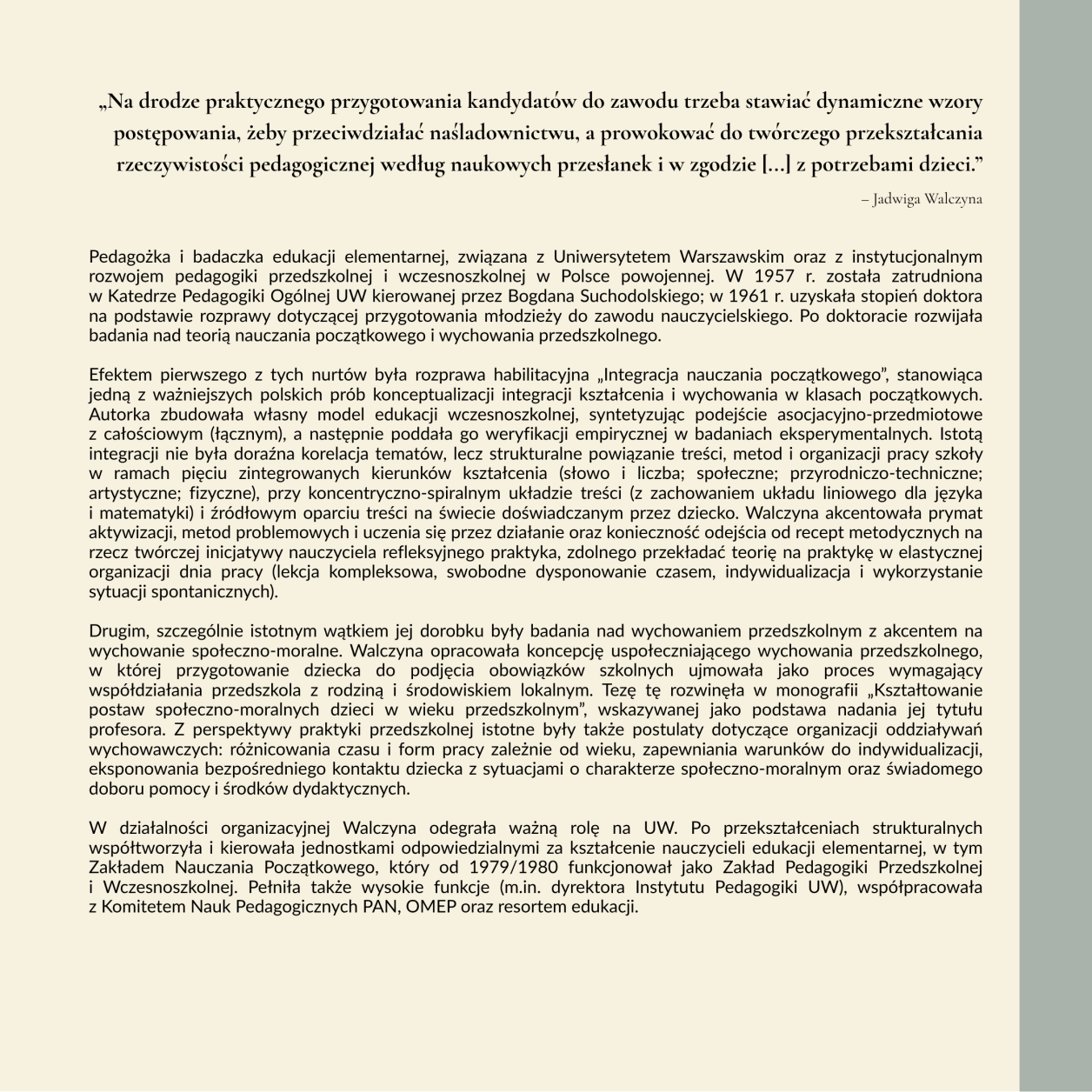 Polska pedagogika przedszkolna i jej twórcy MKinal- 4.7