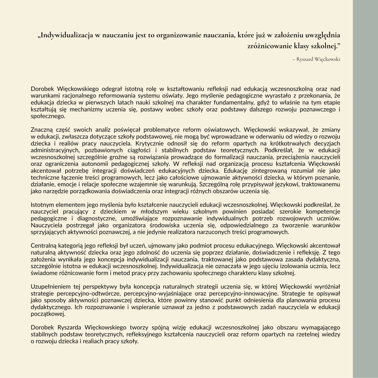 Polska pedagogika przedszkolna i jej twórcy MKinal- 4.12