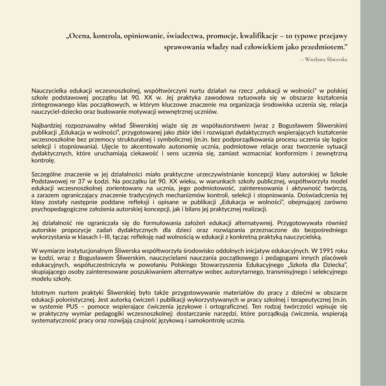 Polska pedagogika przedszkolna i jej twórcy MKinal- 4.12